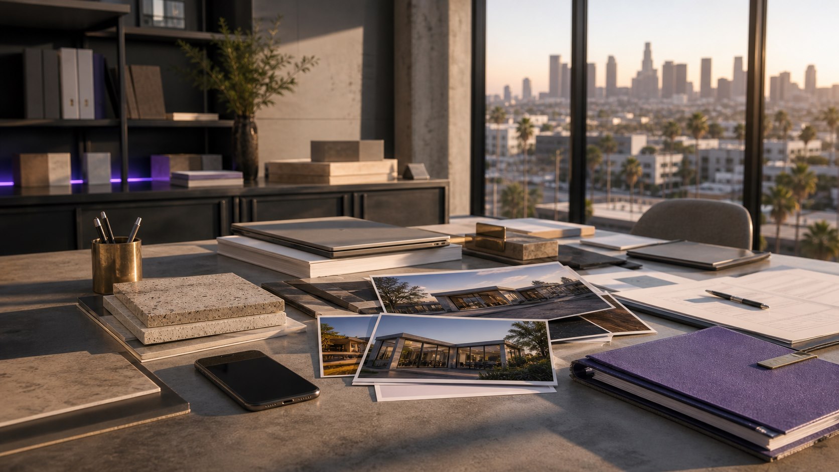 Los Angeles custom home project for Google Business Profile optimization